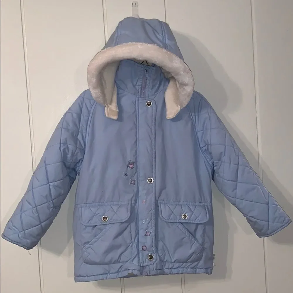 Vtg Healthtex light blue filled winter coat‎